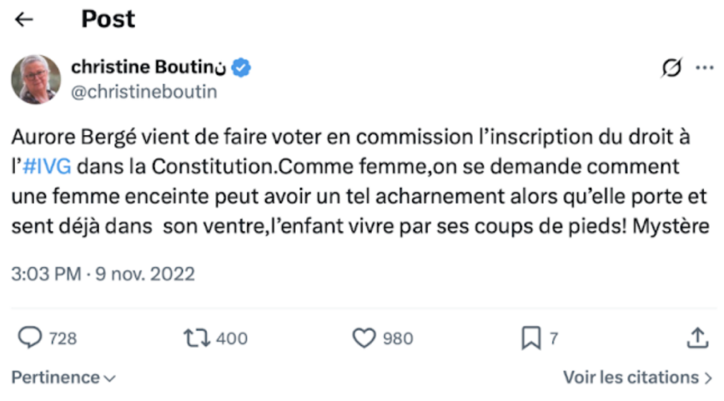 Tweet pour l’article de Line